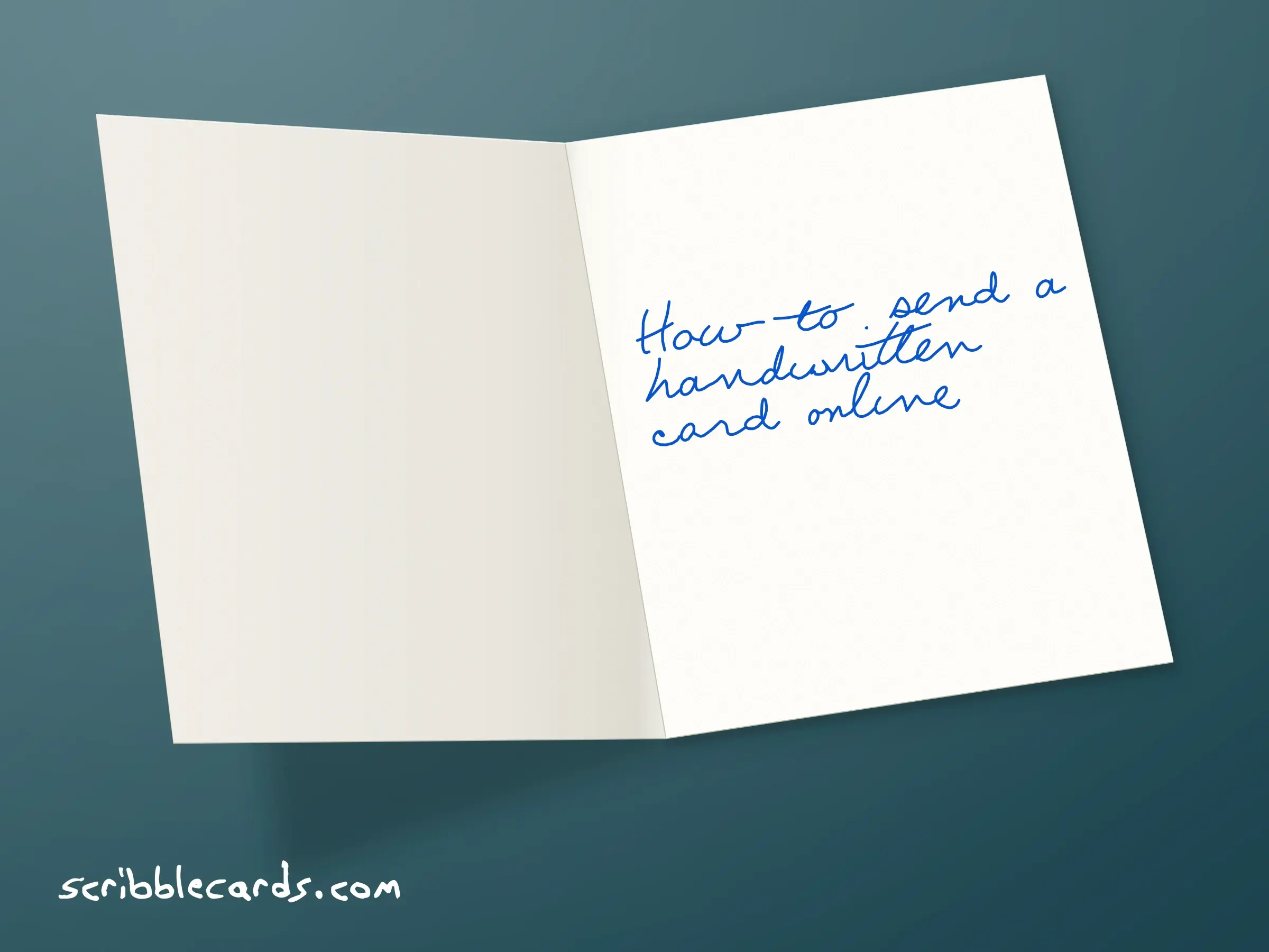 How to send a handwritten card online