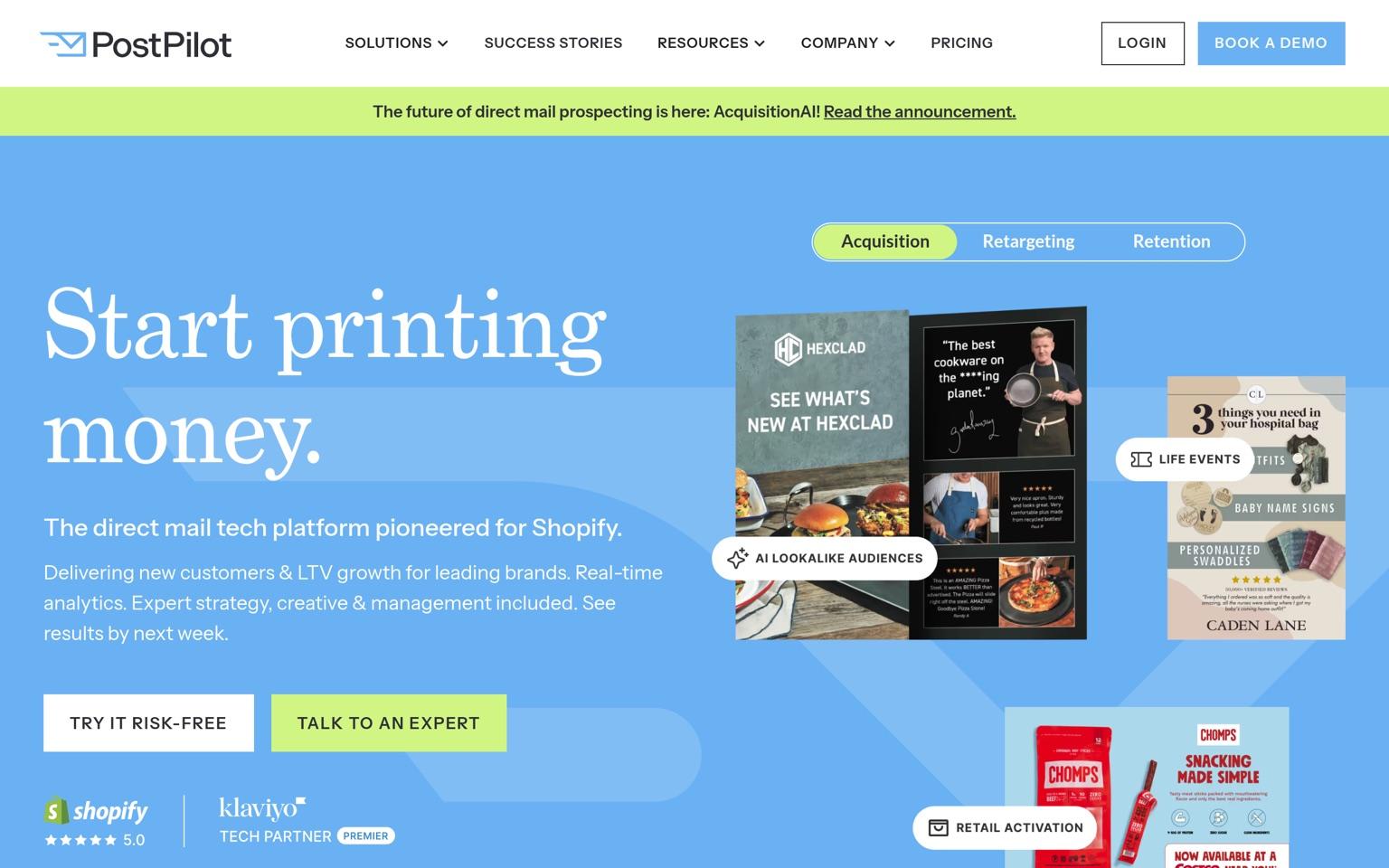 PostPilot homepage