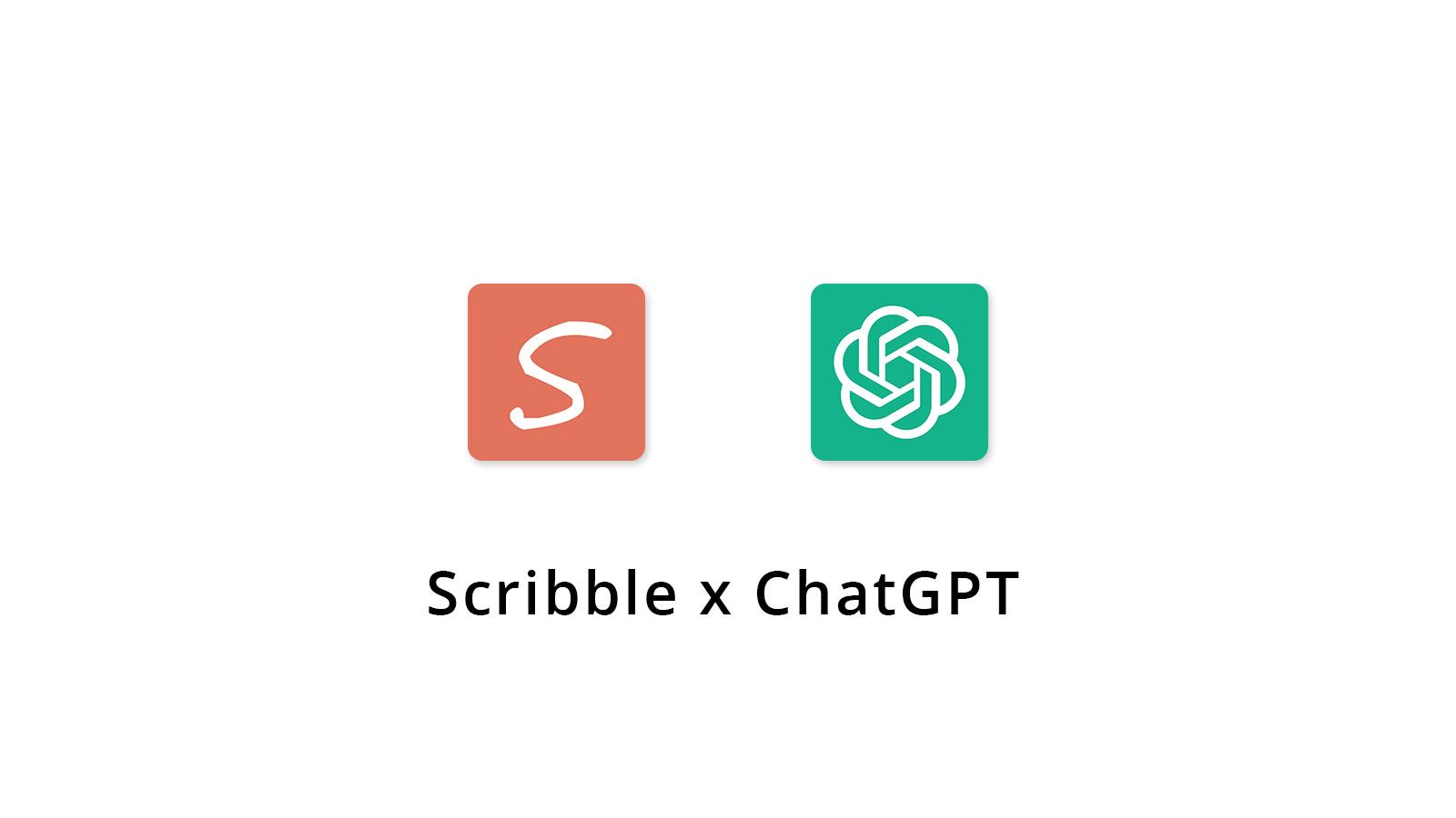 Scribble is now a ChatGPT app