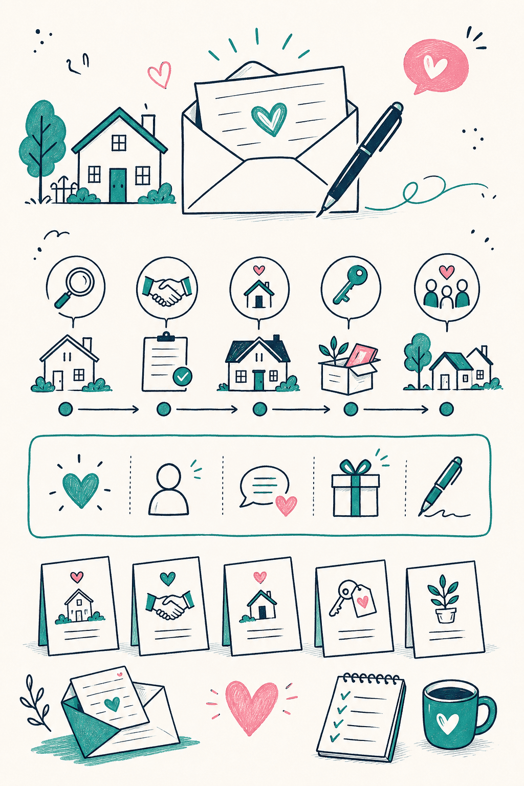 Real Estate Thank You Notes Infographic 1 cover