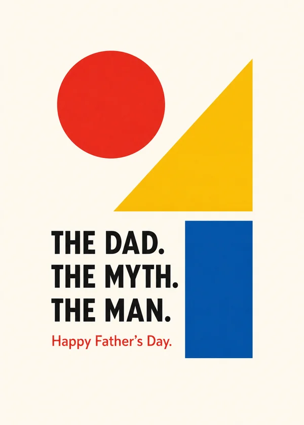 Bauhaus Dad Father's Day