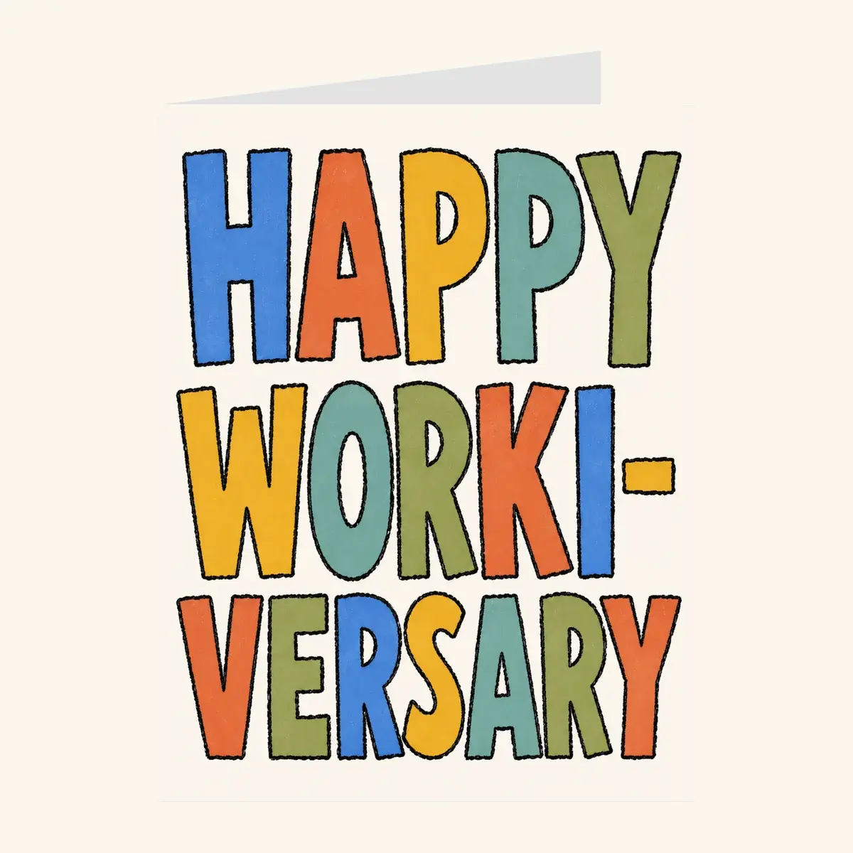Big Block Workiversary — business card