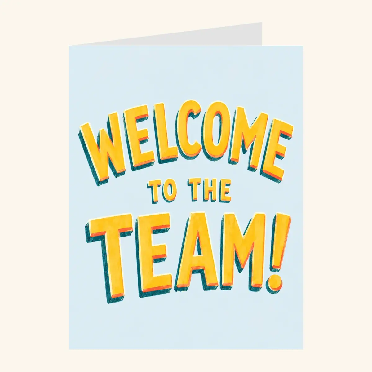 Big Yellow Welcome — business card