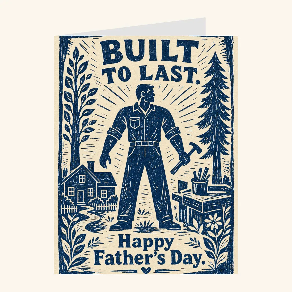 Built to Last Father's Day — father's day card