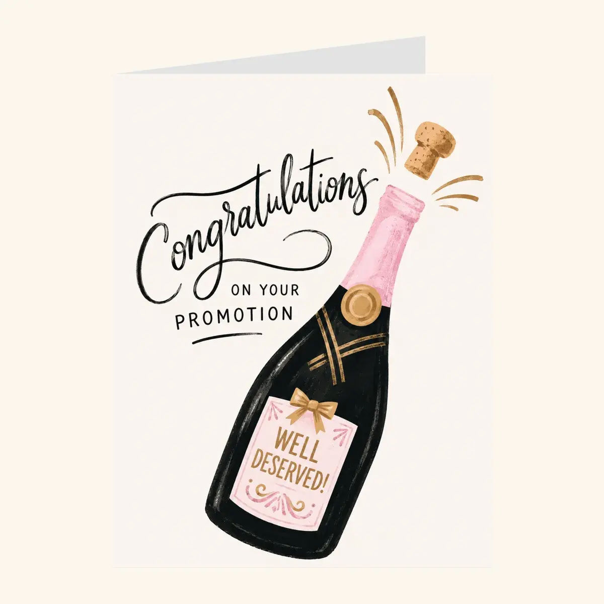 Champagne Pop Promotion — business card