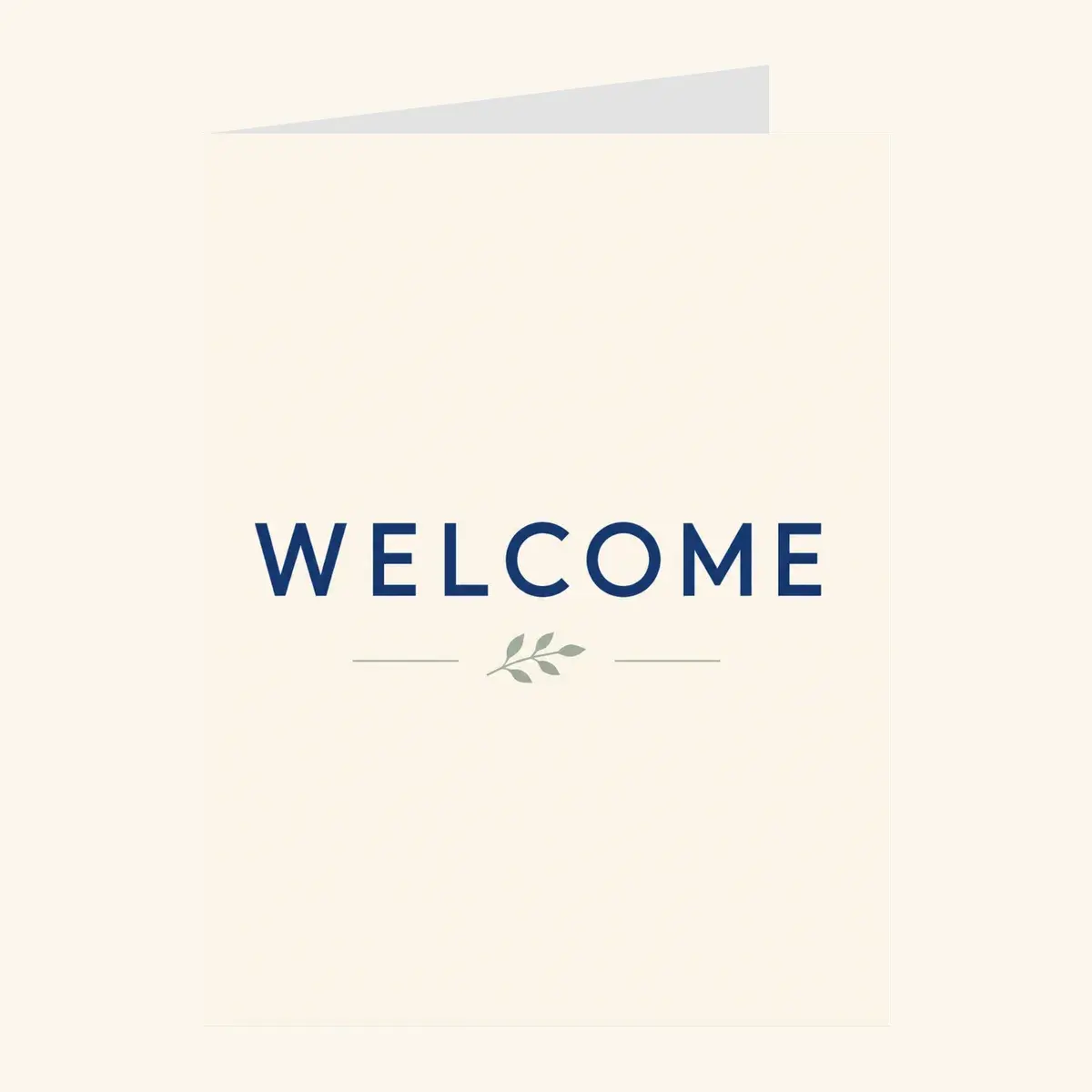 Classic Welcome — business card