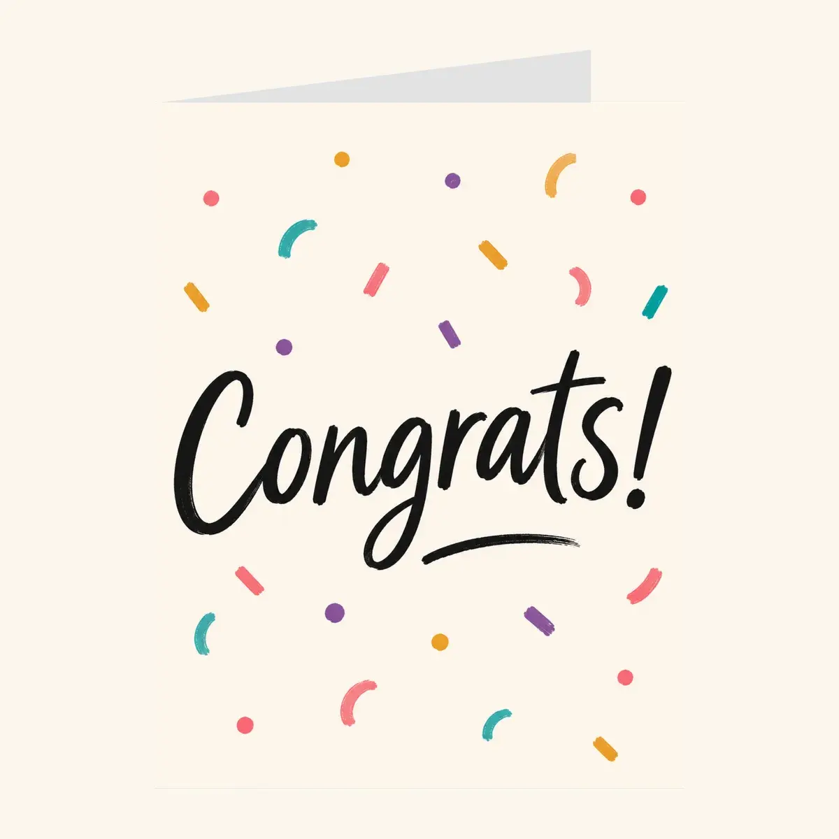 Confetti Congrats — business card
