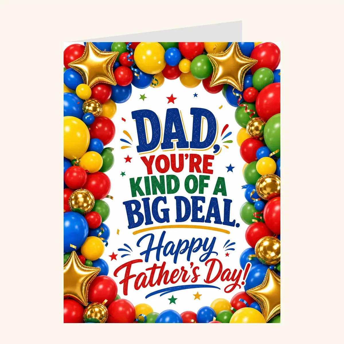Big Deal Father's Day — father's day card