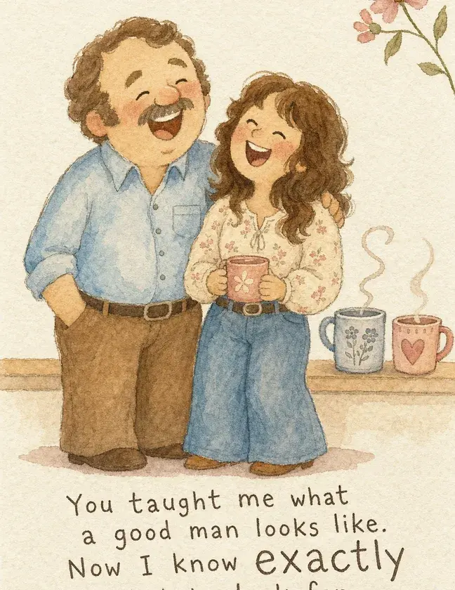Dad & Daughter Kitchen Laugh