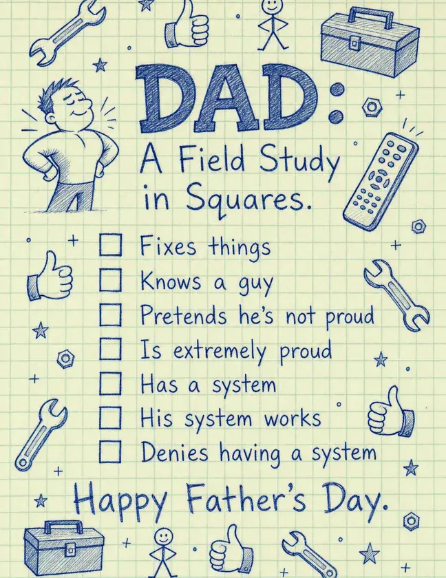 Field Study in Squares Dad