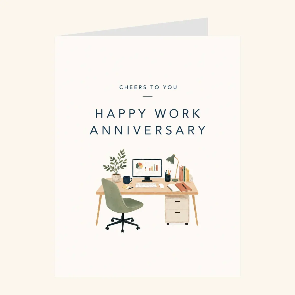 Desk Setup Anniversary — business card