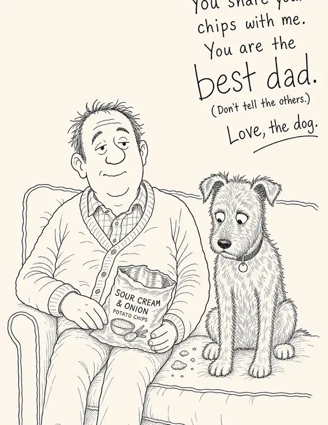 Crisps & Secrets Father's Day