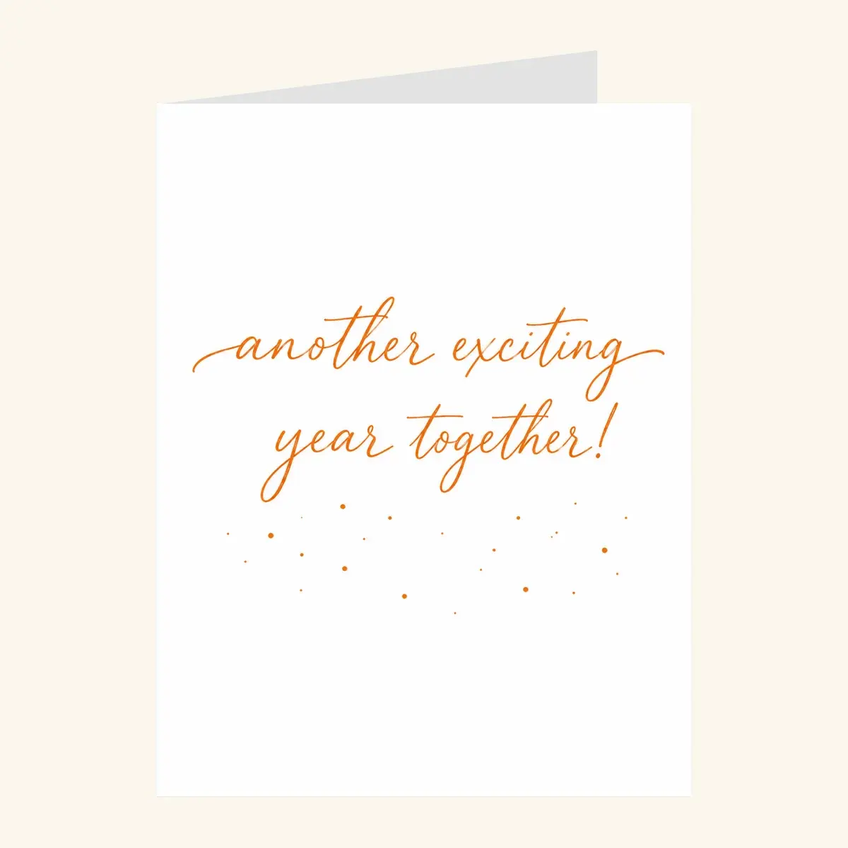 Exciting Year Script — business card