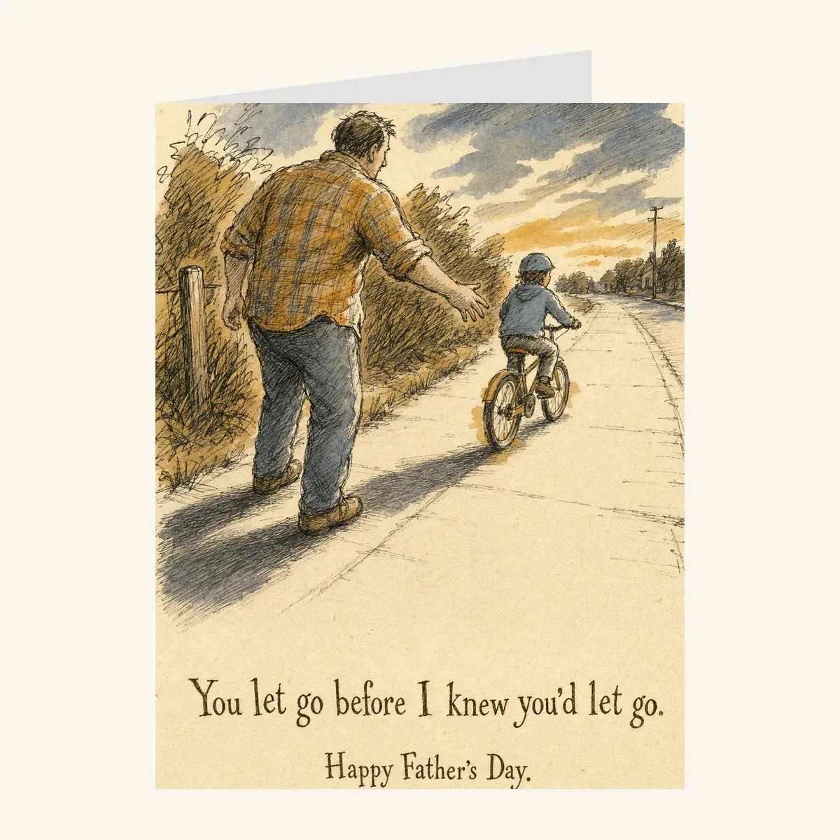Let Go Father's Day — father's day card