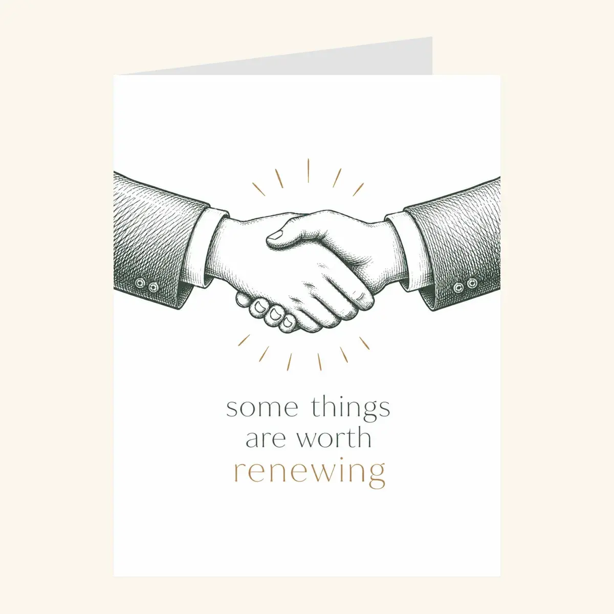 Handshake Renewal — business card