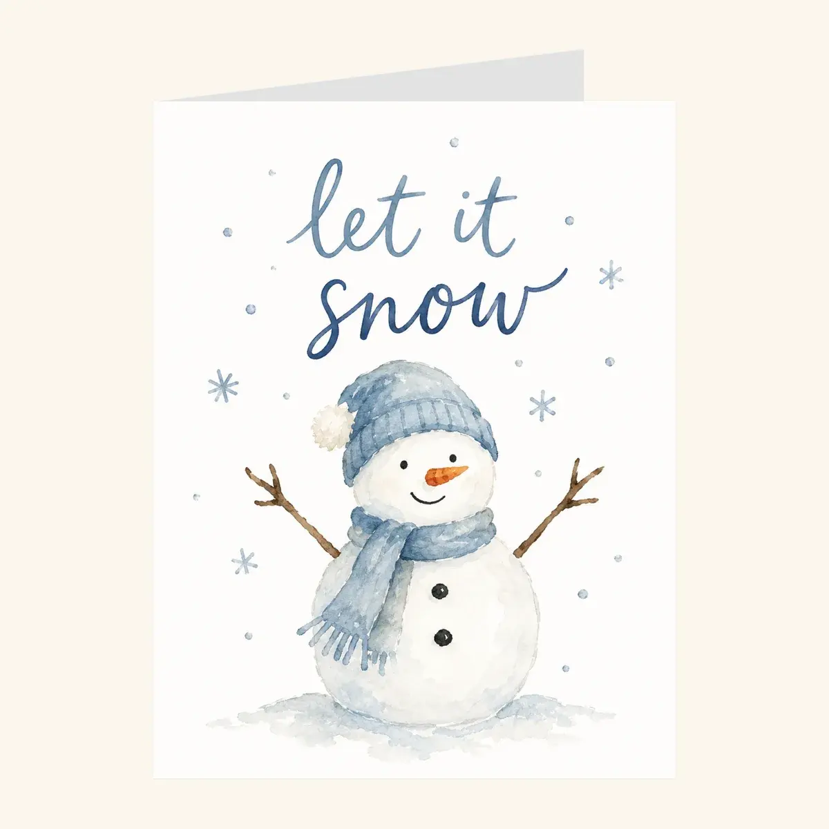 Let It Snowman — business card