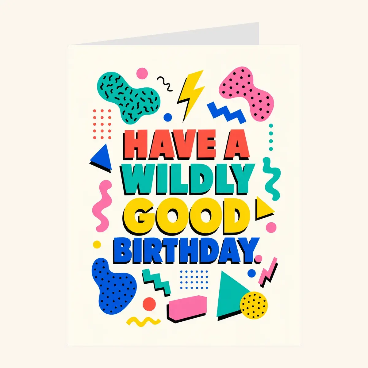 Wildly Good Memphis Birthday — birthday card