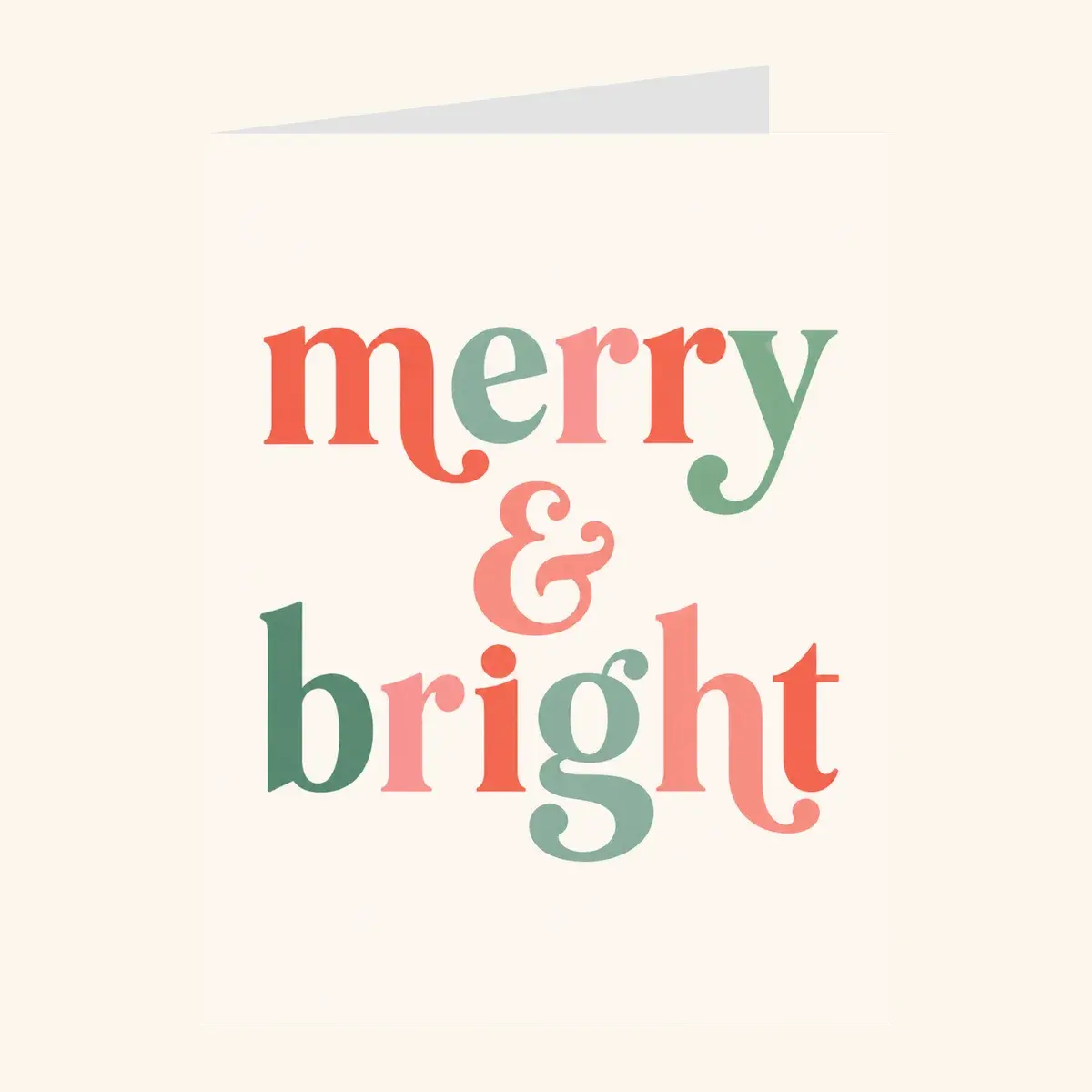Merry And Bright — business card