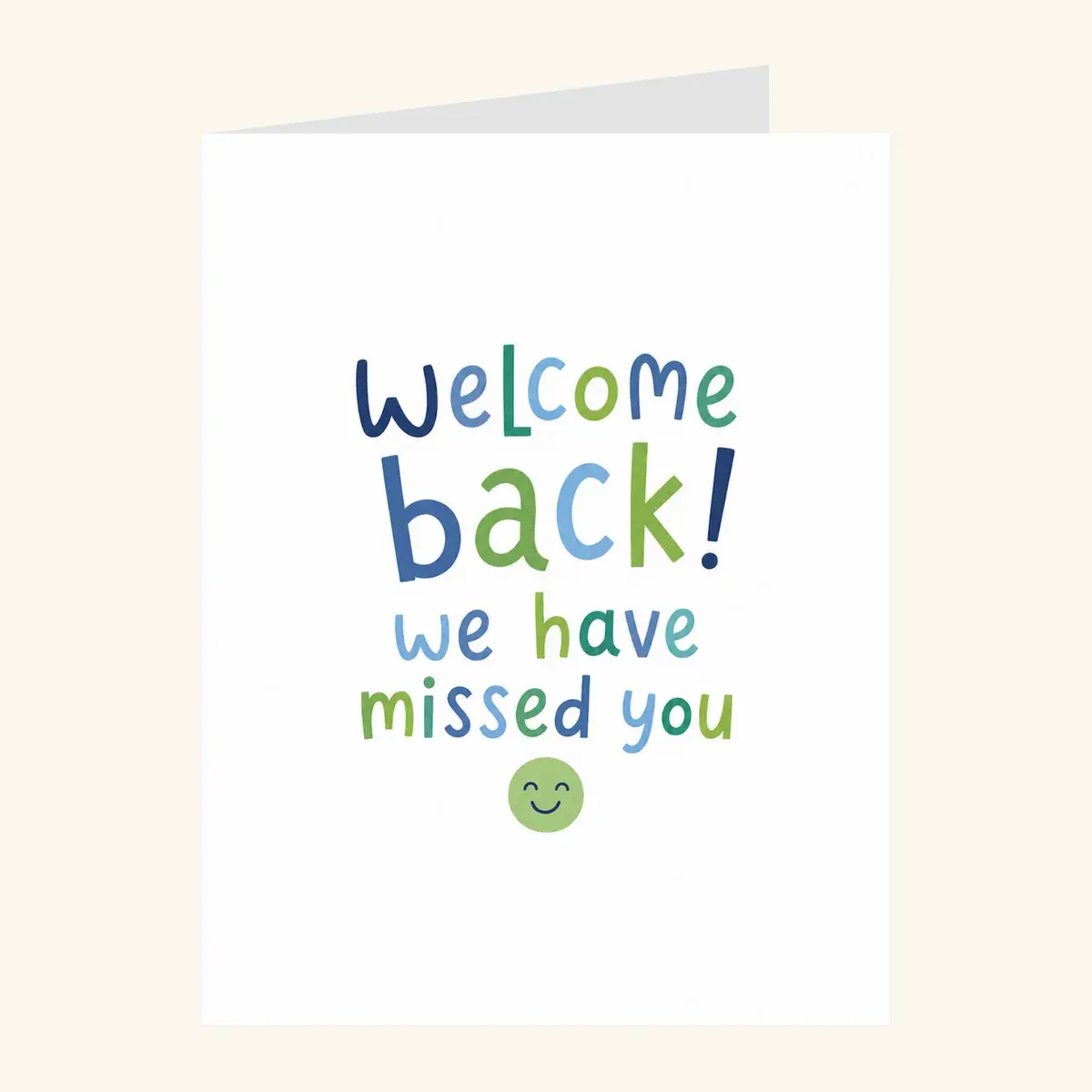 Missed You Welcome — business card