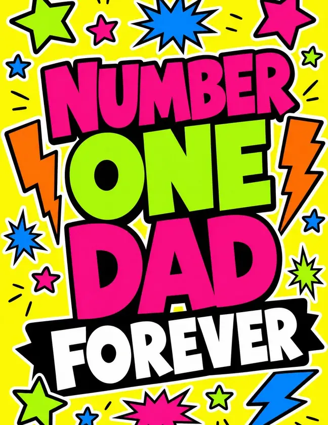 Number One Dad Forever