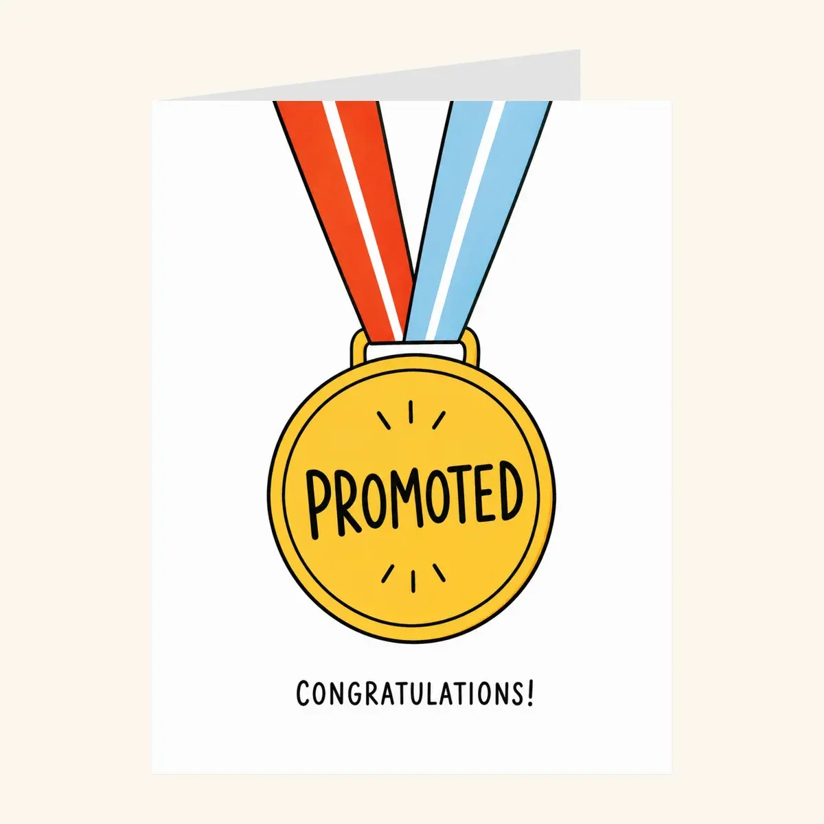 Promotion Medal — business card