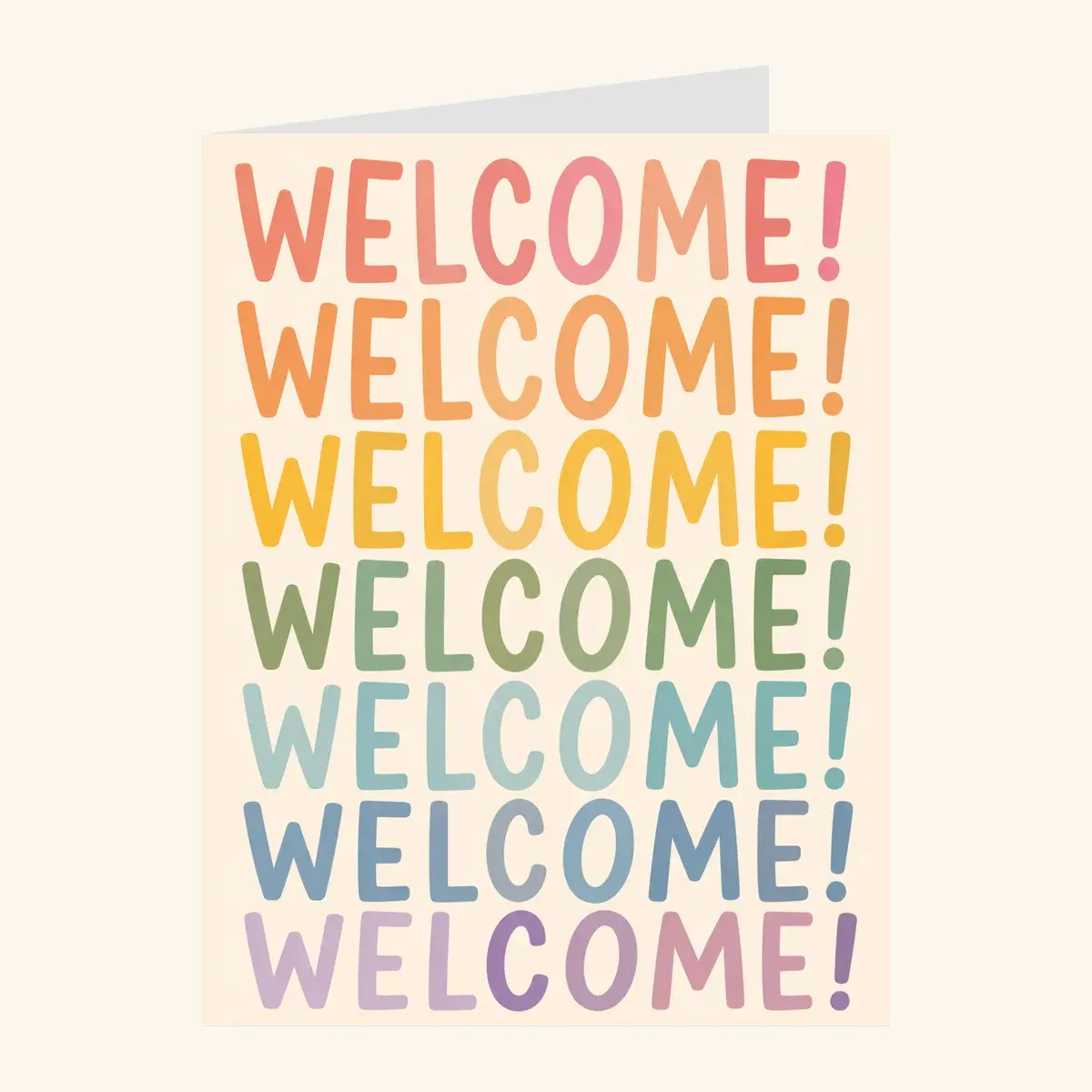 Rainbow Welcome Rows — business card