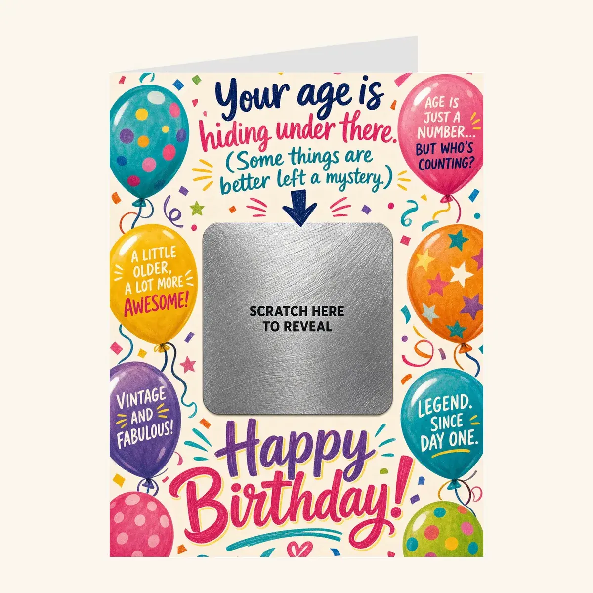 Scratch to Reveal Birthday — birthday card
