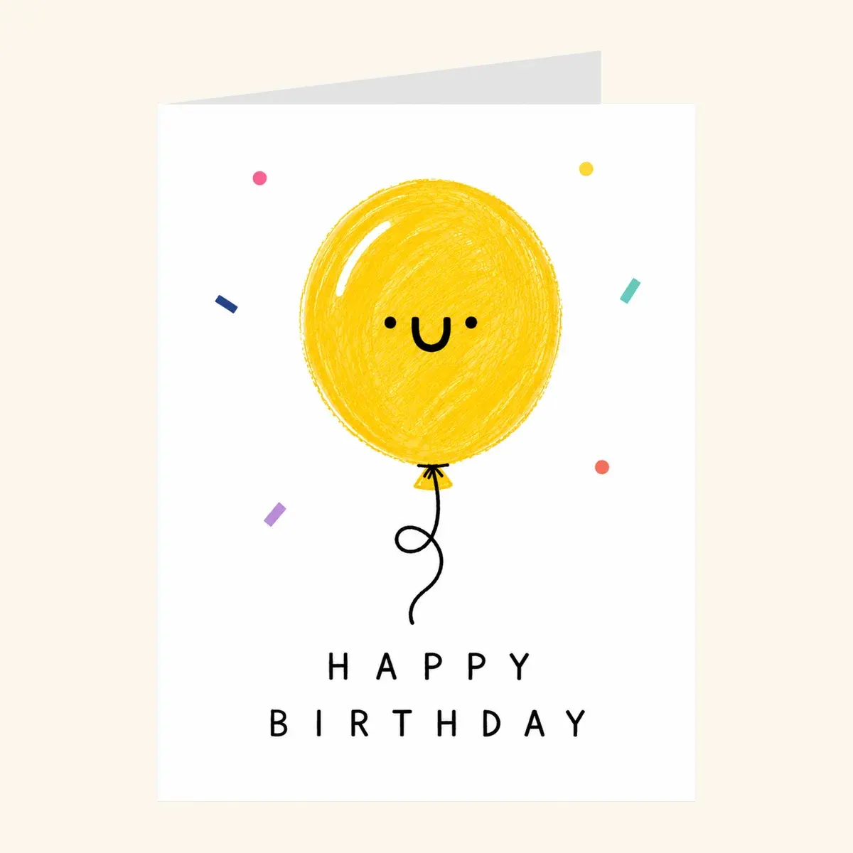 Smiling Yellow Balloon — business card