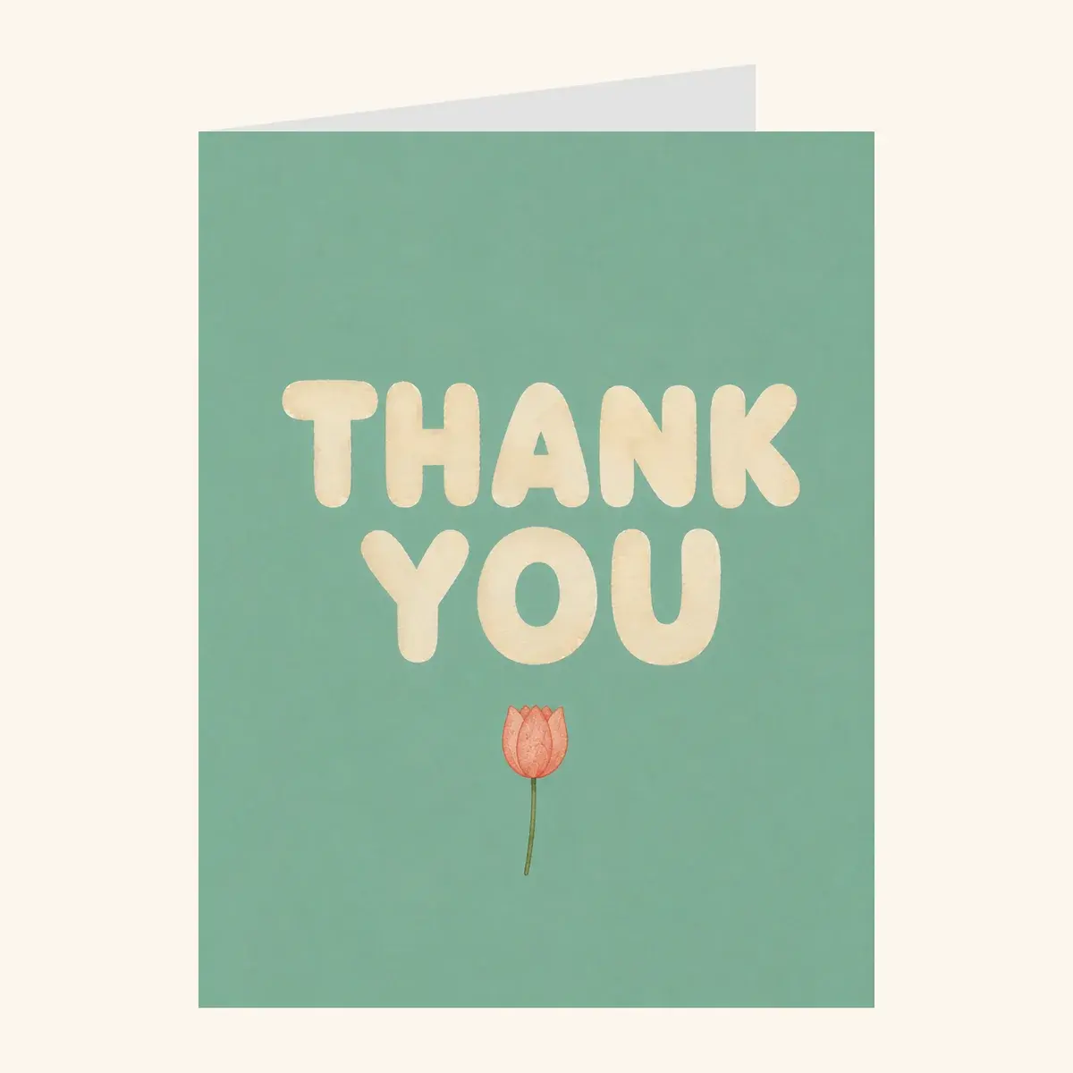 Soft Tulip Thanks — business card