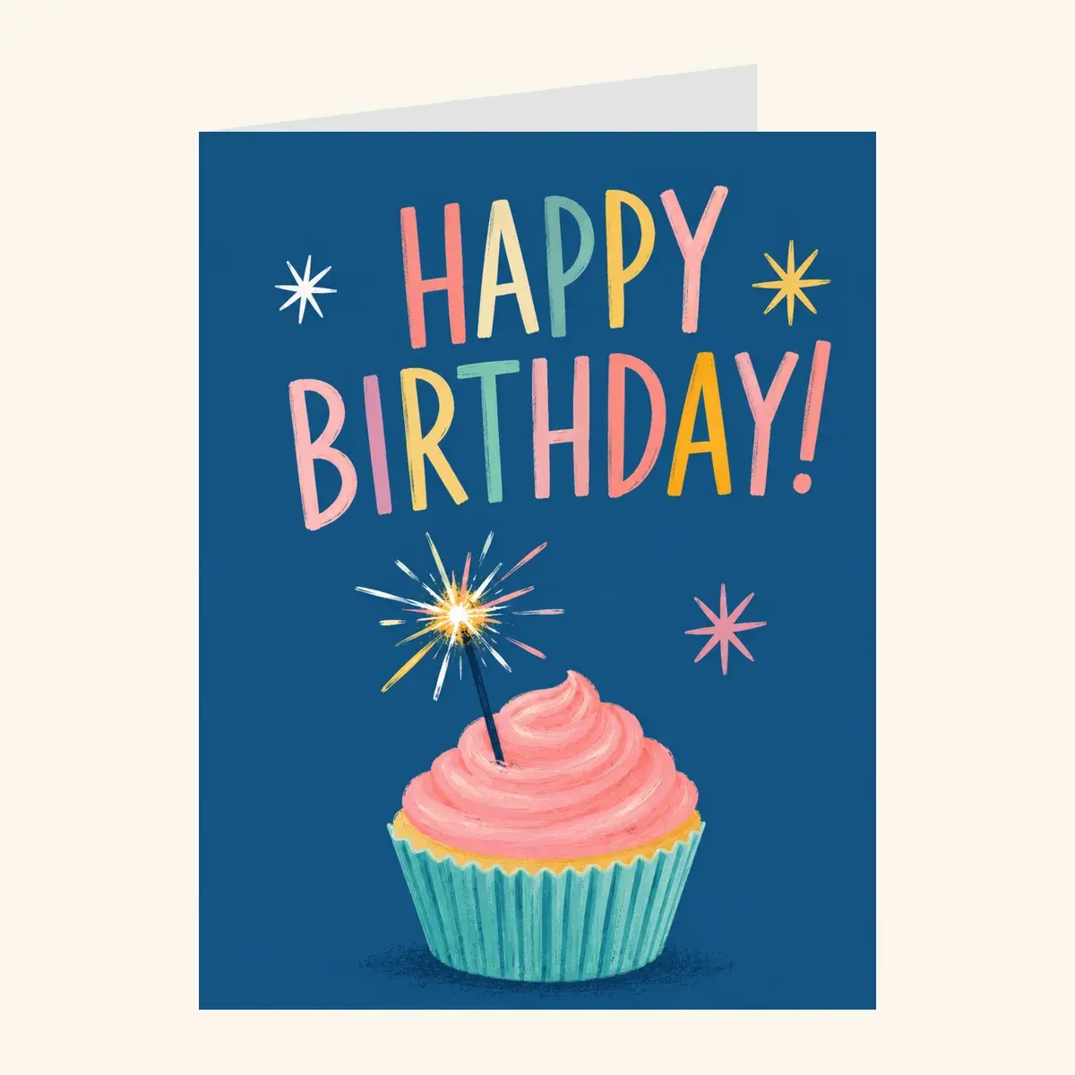 Sparkler Cupcake — business card
