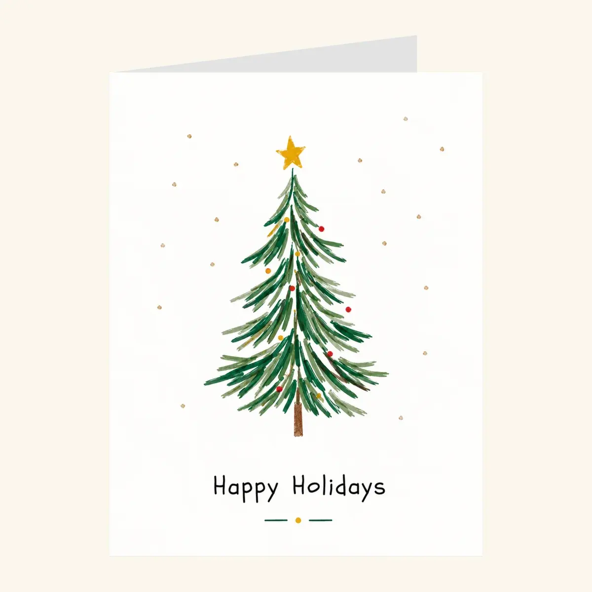 Star-Topped Tree — business card