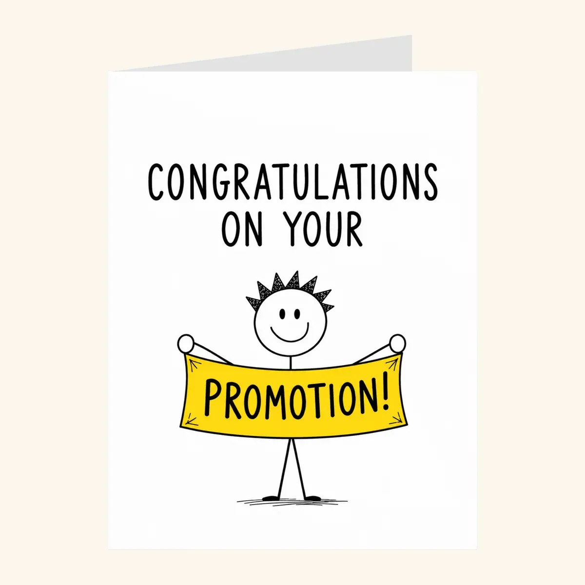 Stick Figure Promotion — business card