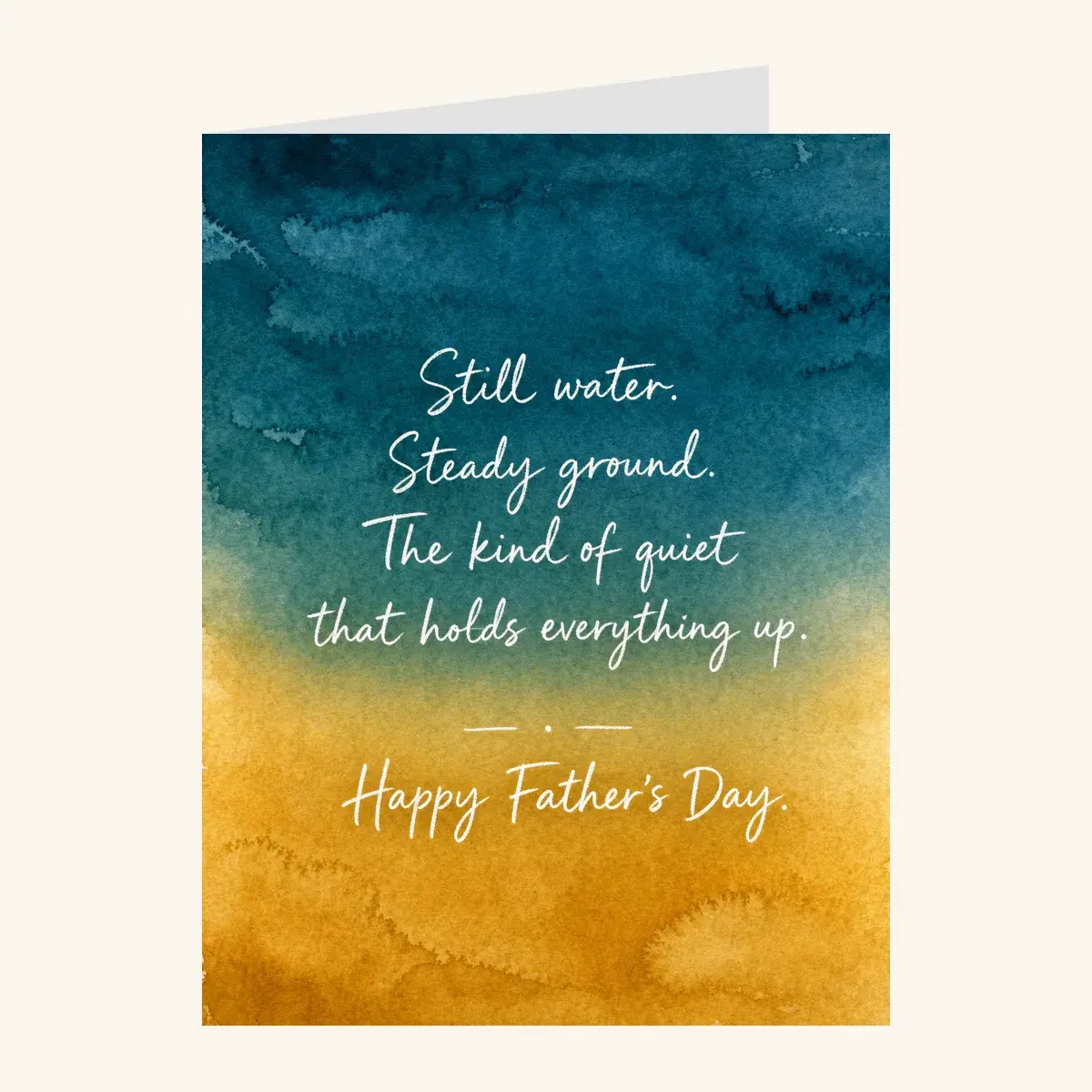 Still Water Father's Day — father's day card