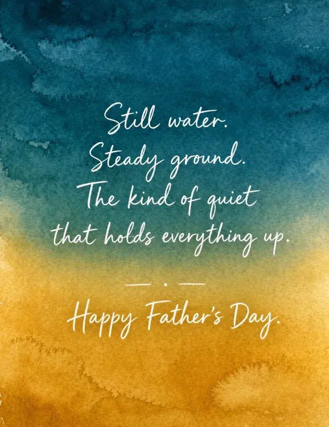 Still Water Father's Day