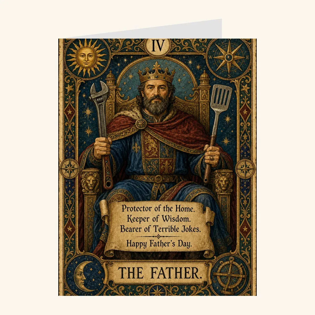 The Father Tarot Father's Day — father's day card