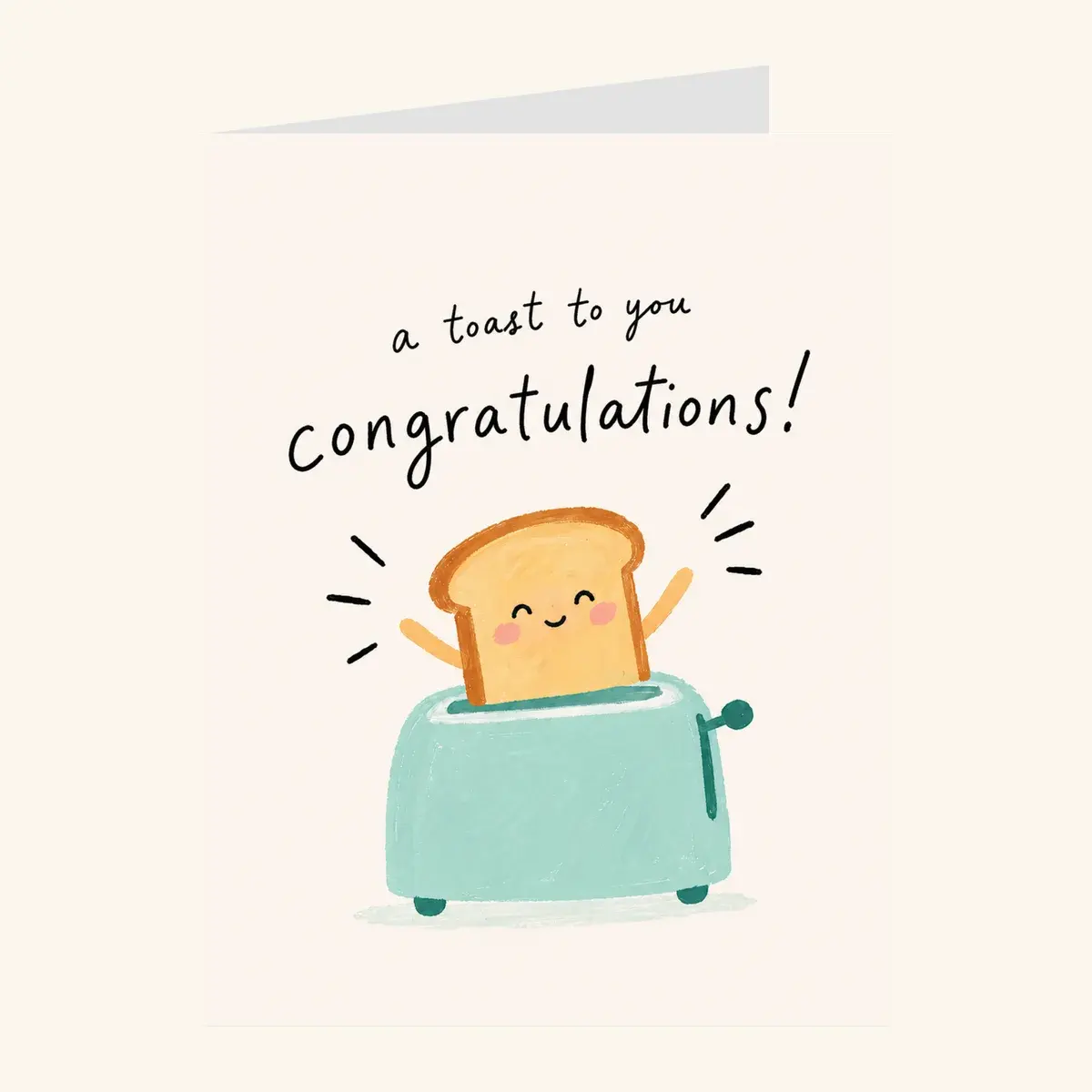 Toasty Congratulations — business card