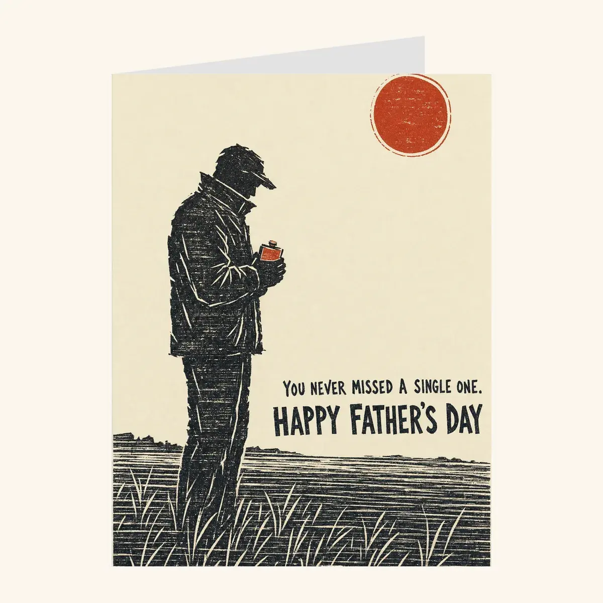Touchline Dad Father's Day — father's day card
