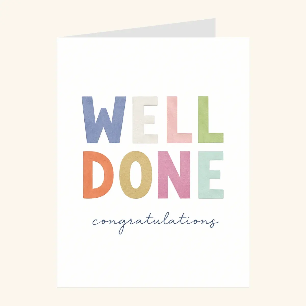 Watercolor Well Done — business card