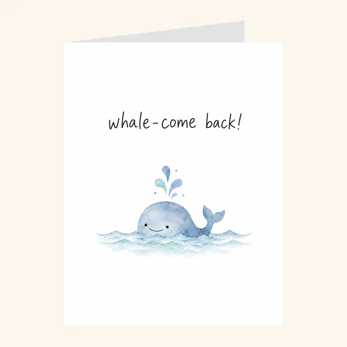 Whale-Come Back — business card