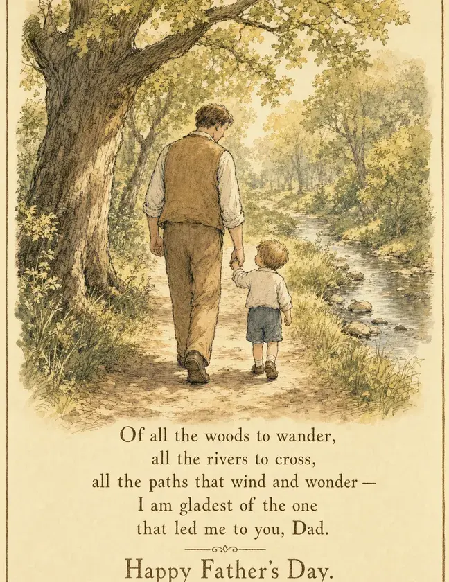 Woodland Path Father's Day