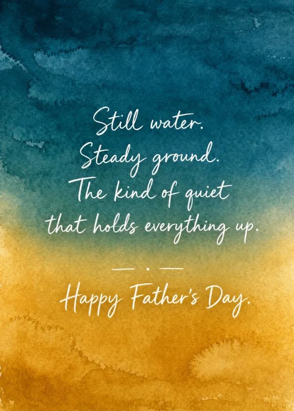 Still Water Father's Day