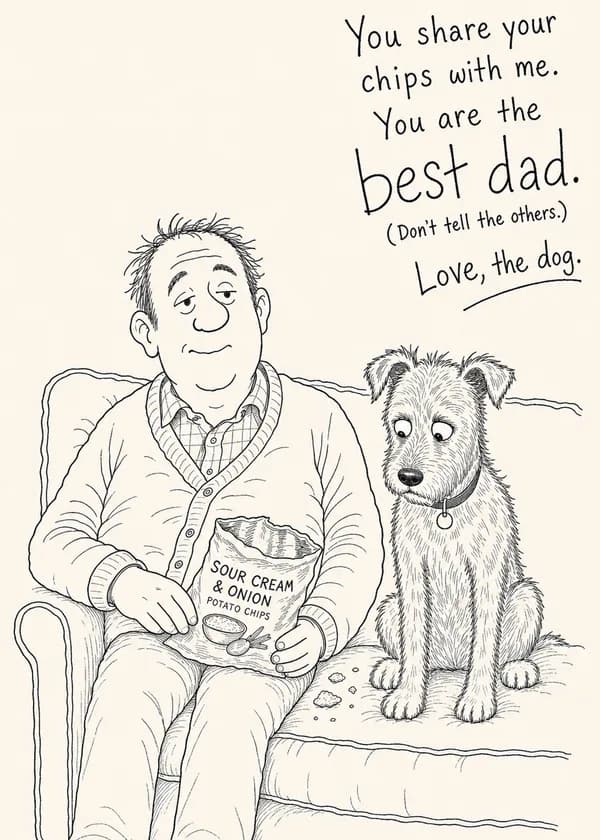 Crisps & Secrets Father's Day