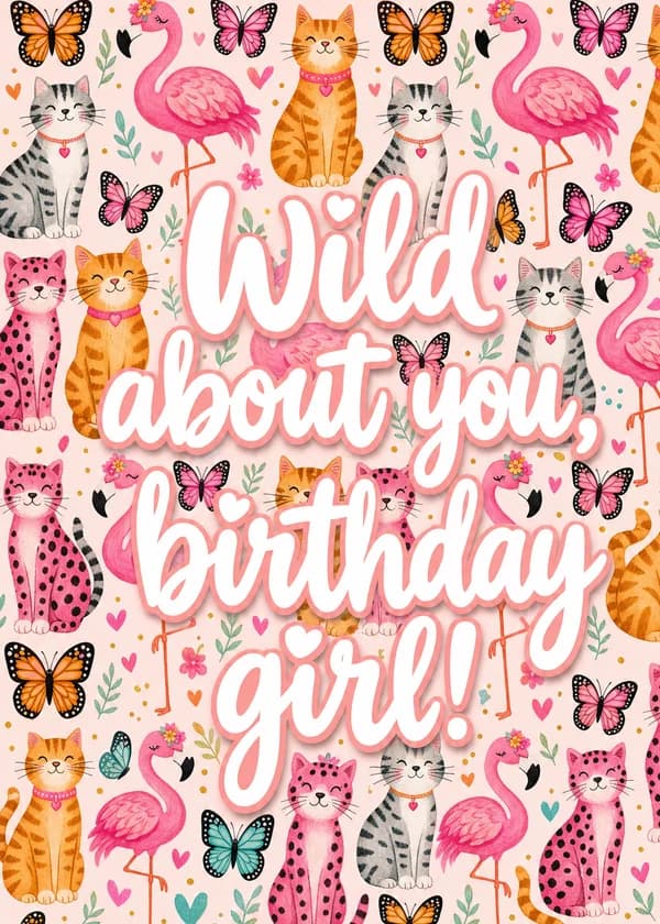 Wild About You Birthday Girl