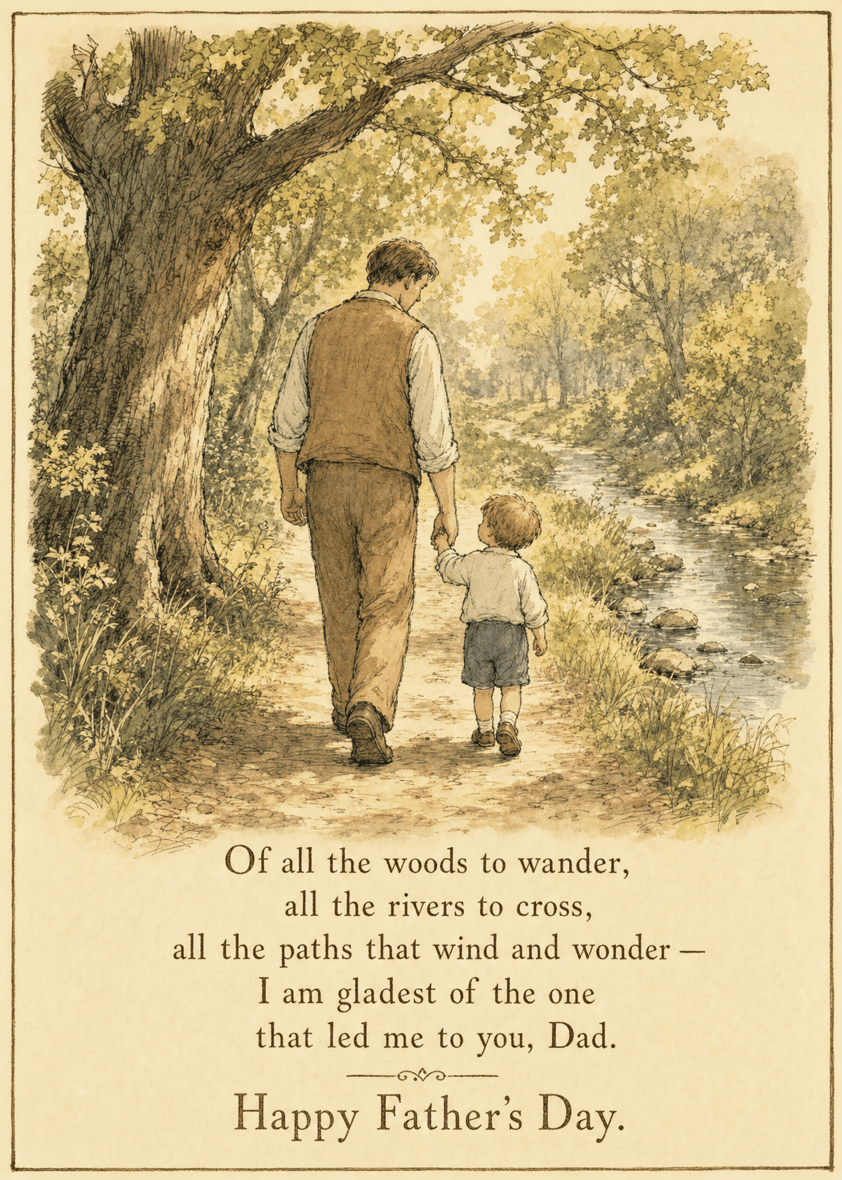Woodland Path Father's Day